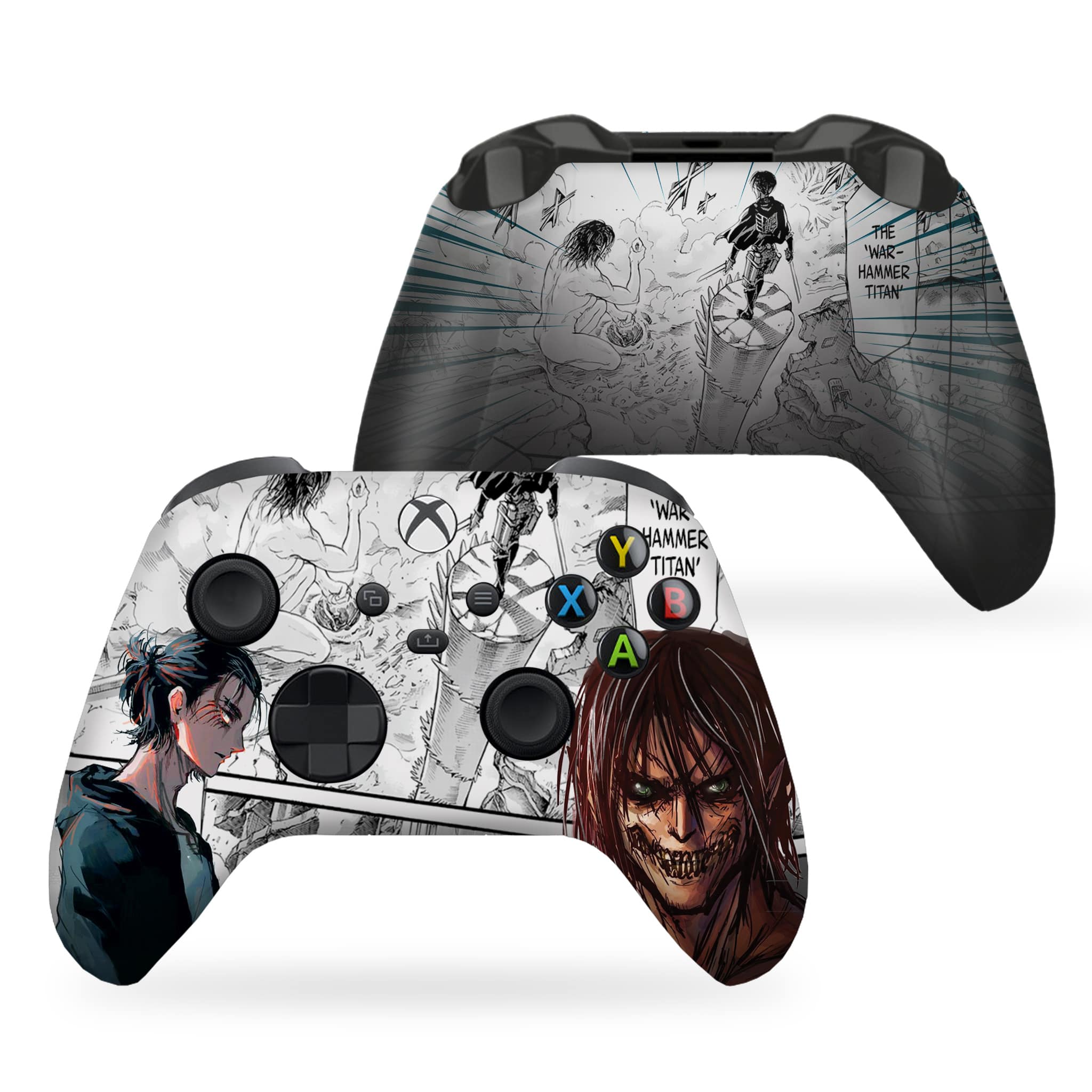 Attack on Titan Xbox Series X Controller Front and Back Print
