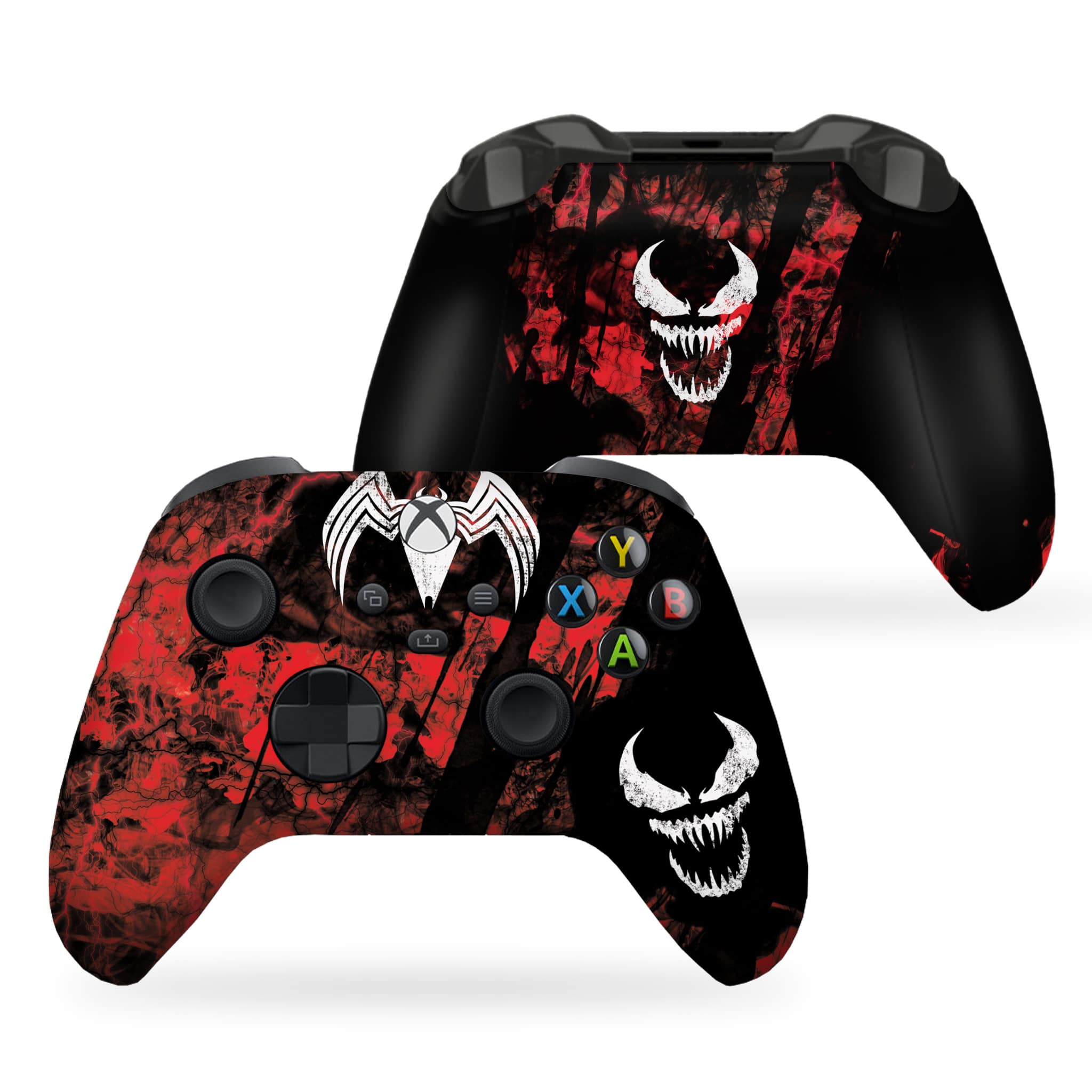 Carnage Xbox Series X Wireless Controller Front and Back Print