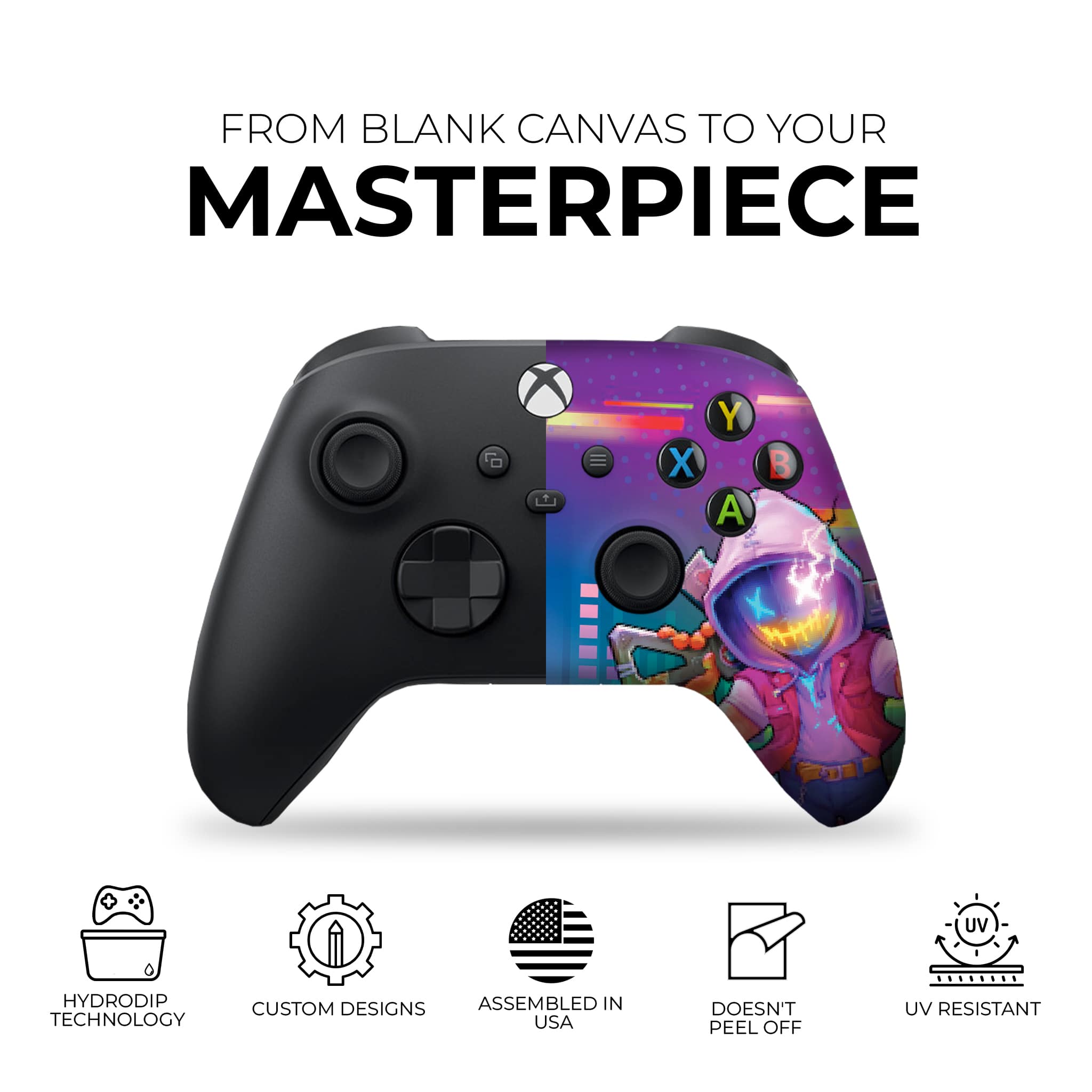Neon Abyss inspired Xbox Series X Controller