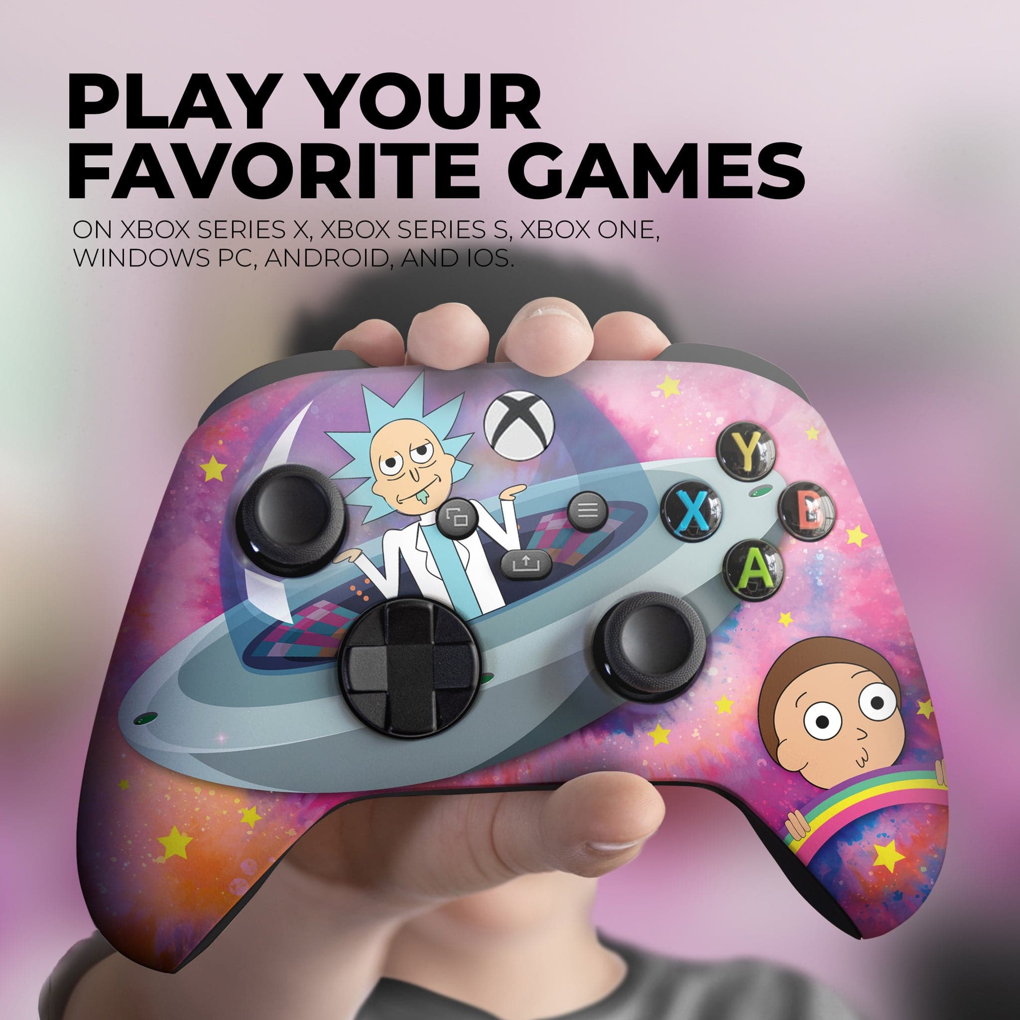 Schwifty Rick & Morty inspired Xbox Series X Controller