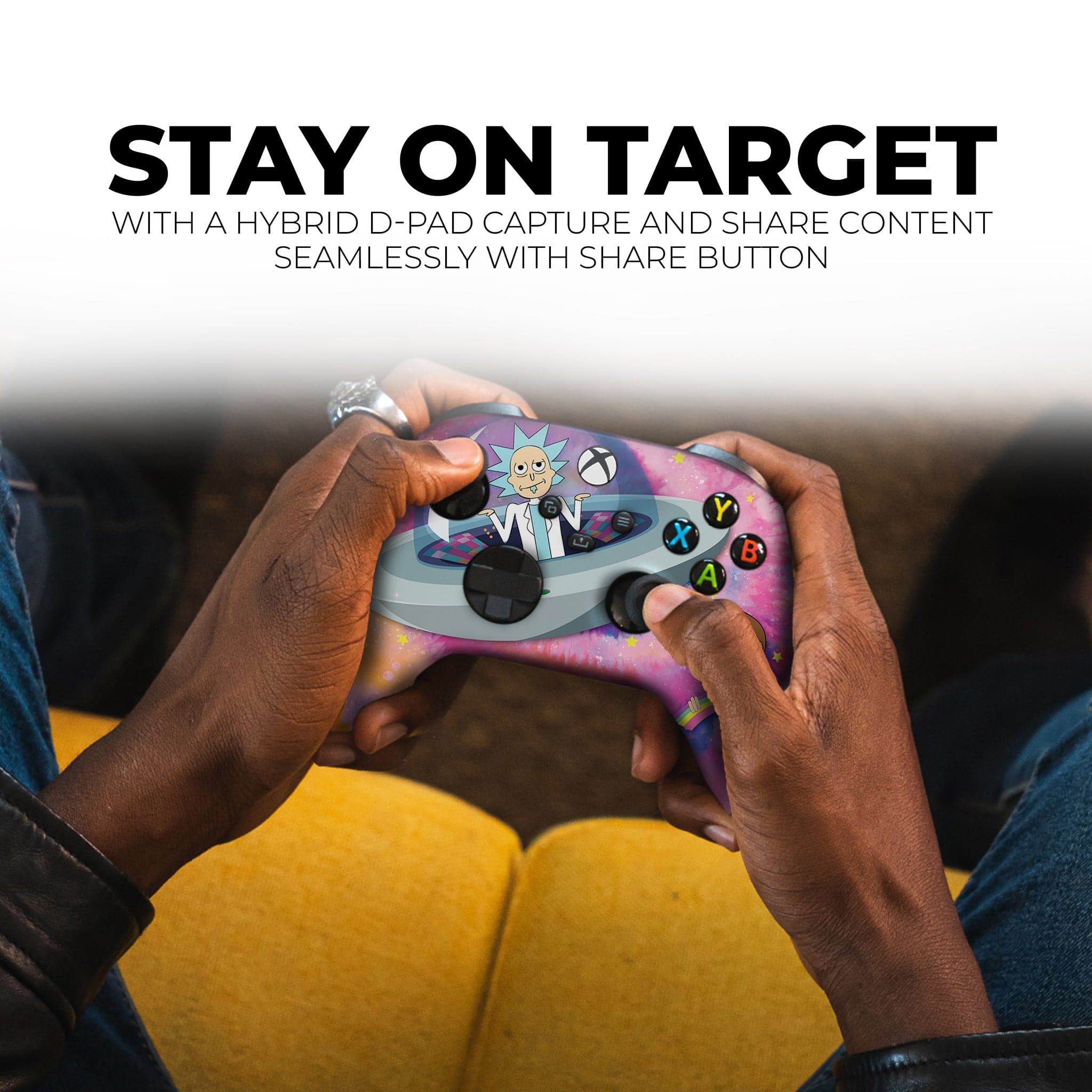 Schwifty Rick & Morty inspired Xbox Series X Controller
