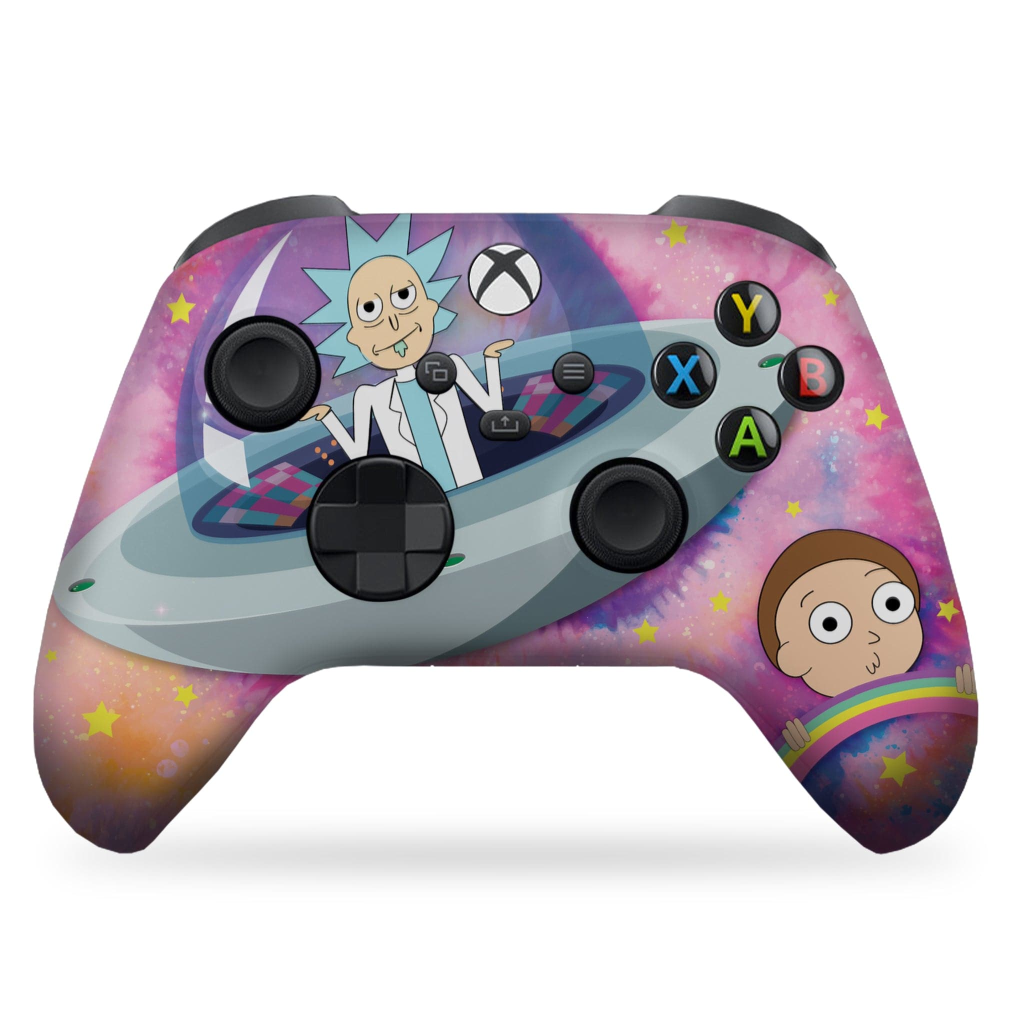 Schwifty Rick & Morty inspired Xbox Series X Controller Front Print Only