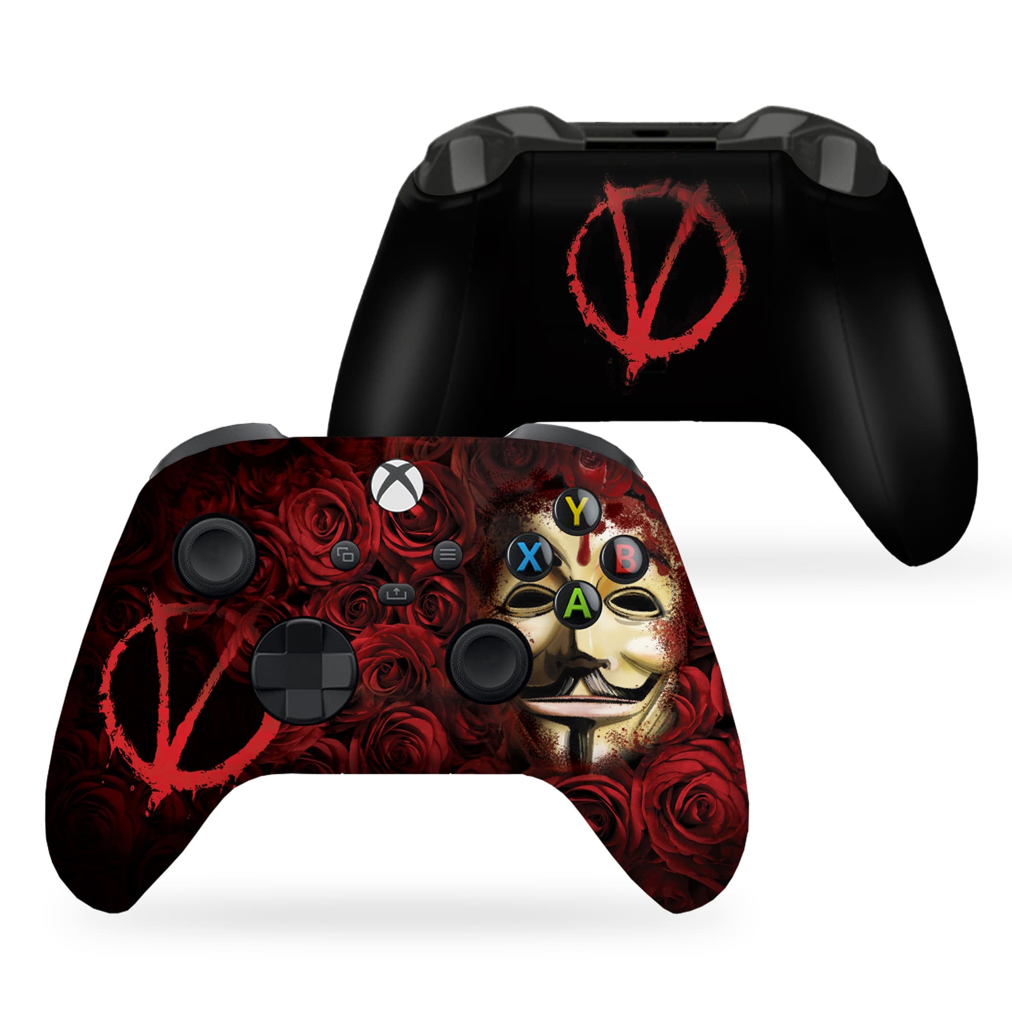V for Vendetta Xbox Series X | Xbox One Controller Front and Back Print