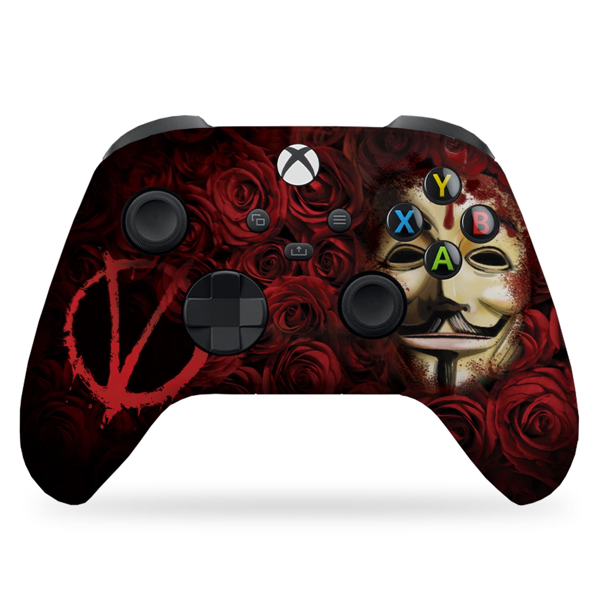 V for Vendetta Xbox Series X | Xbox One Controller Front Print Only
