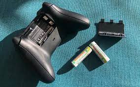 upside down controller with batteries