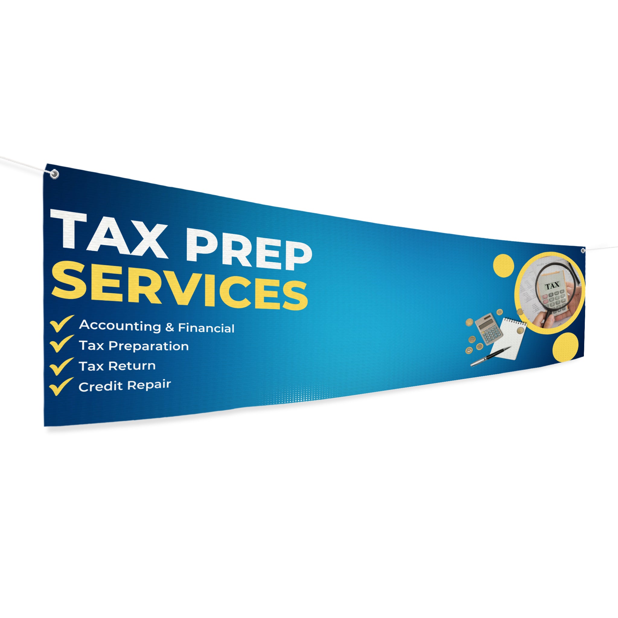 Tax Prep Services Large Banner
