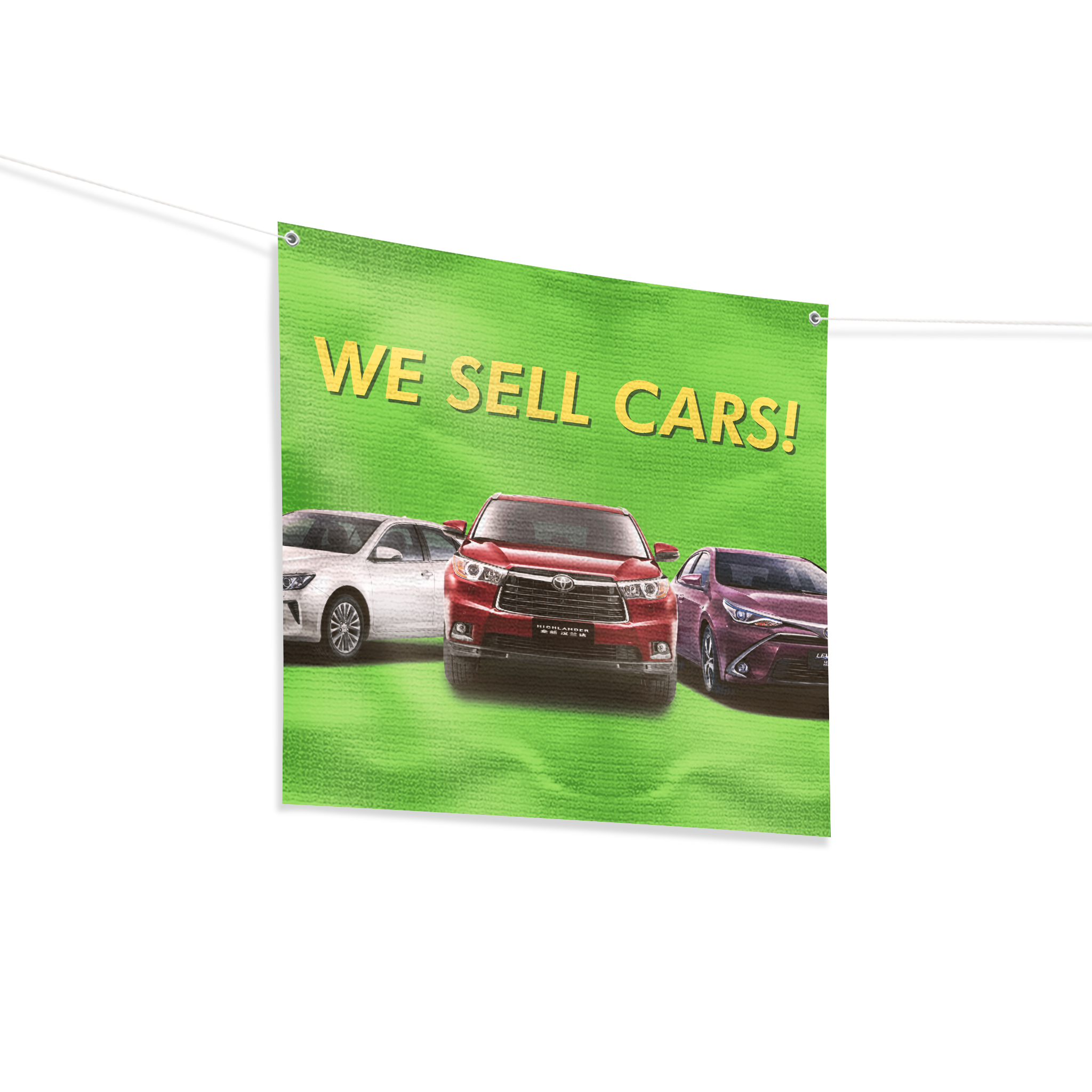 We Sell Cars Large Banner