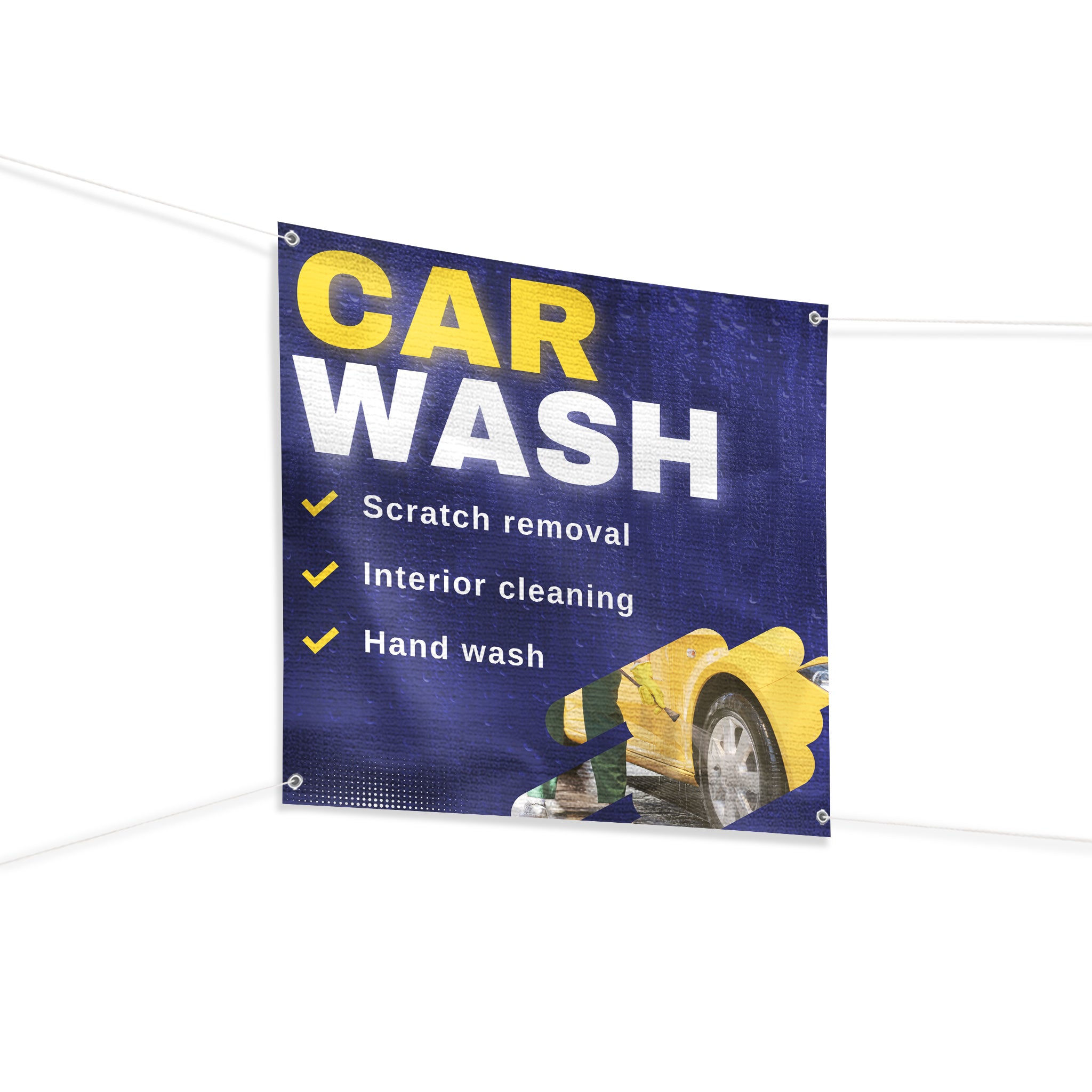 Car Wash Large Banner