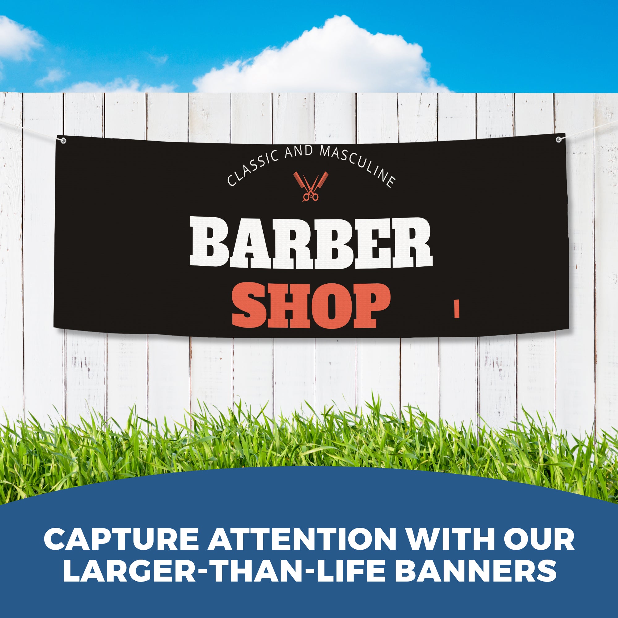 Barber Shop Large Banner