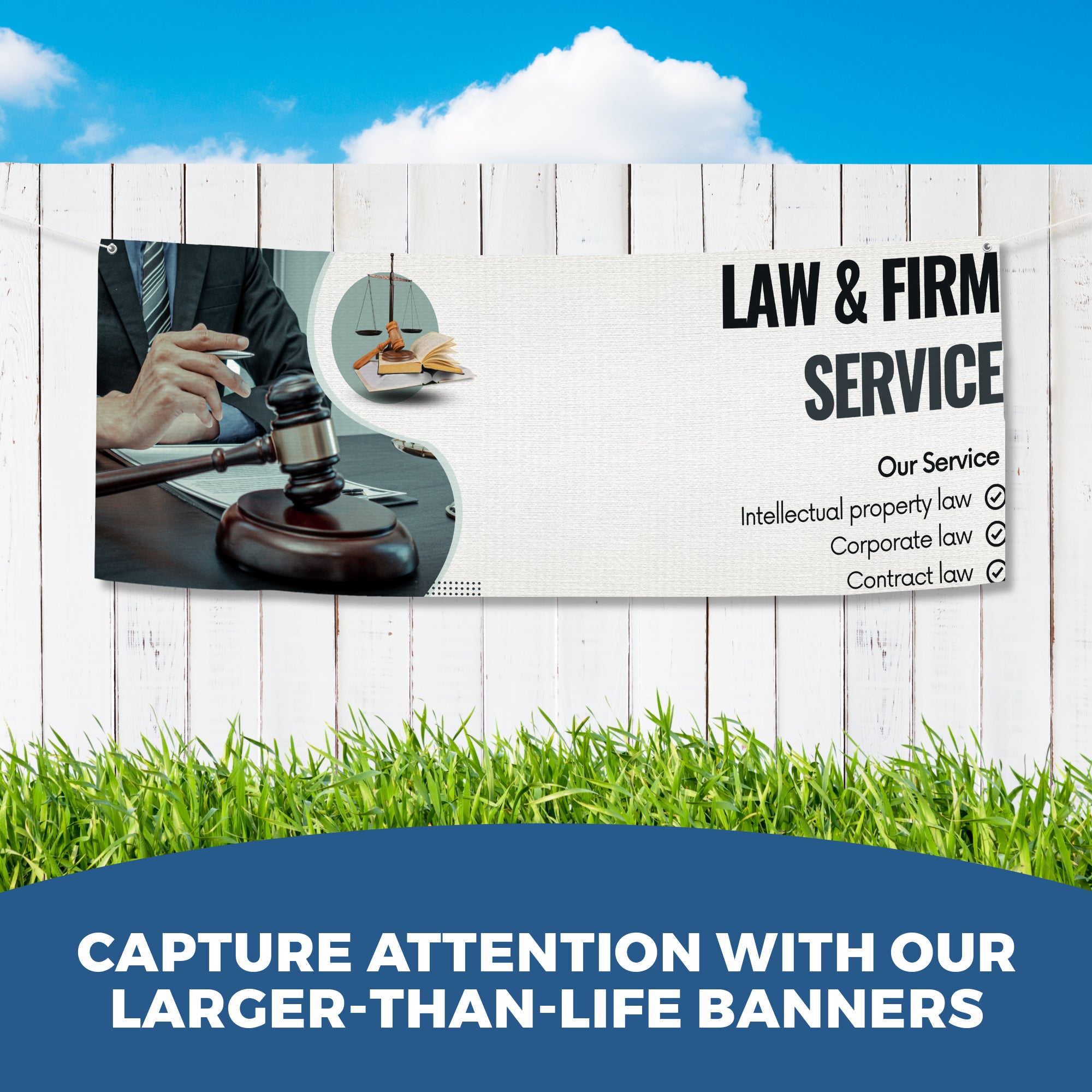 Law & Firm Service Large Banner