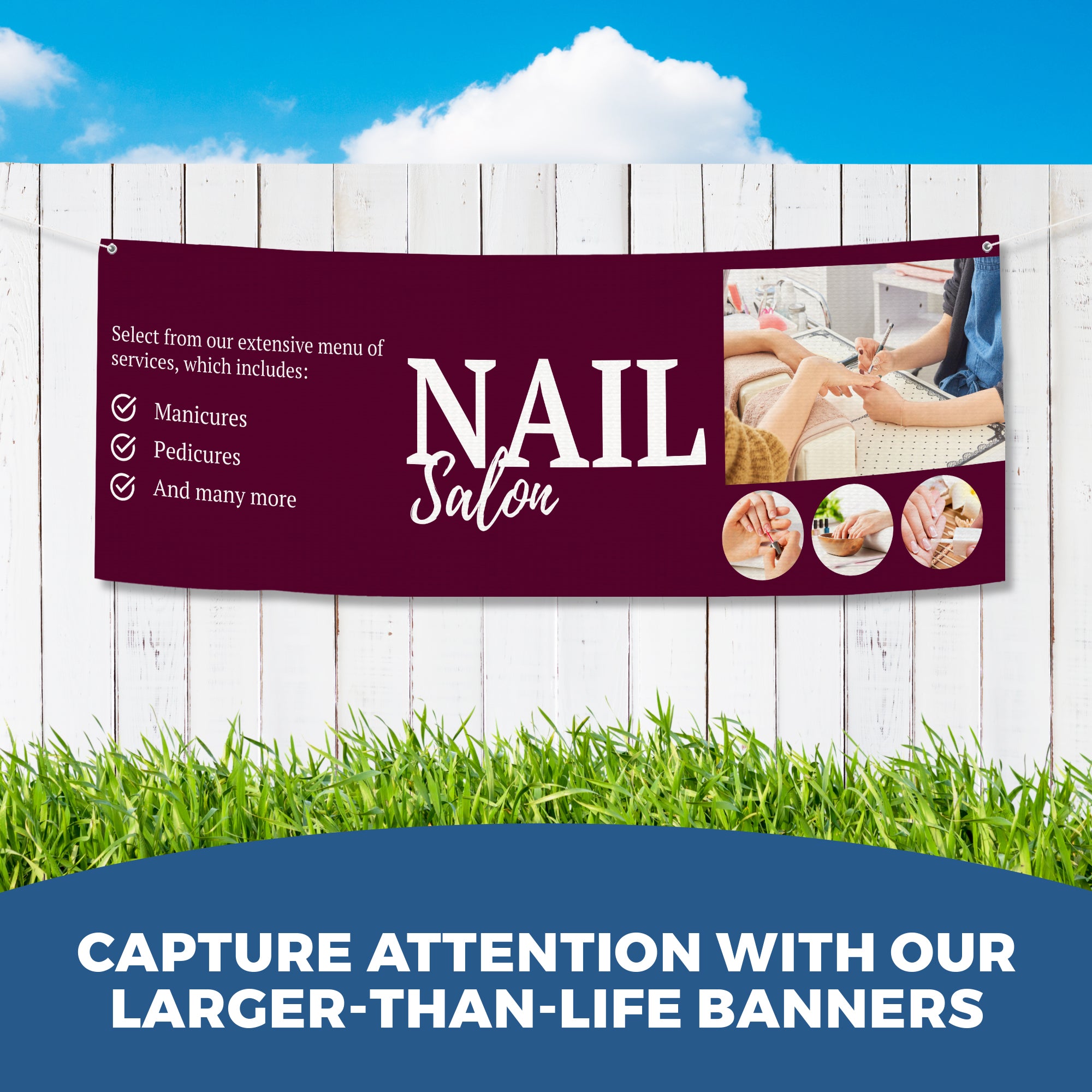 Nail Salon Rosewood Large Banner