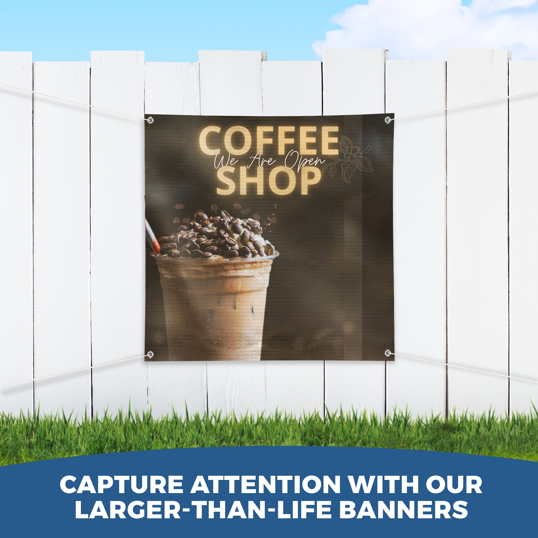 Coffee Shop Large Banner