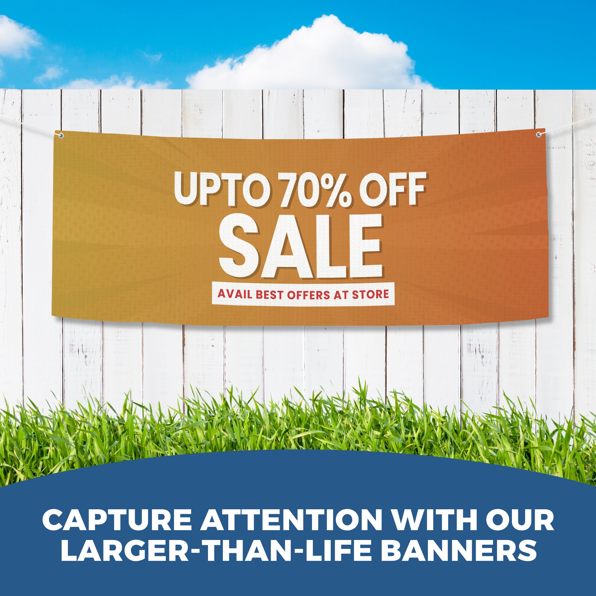 Upto 70% off Sale Large Banner