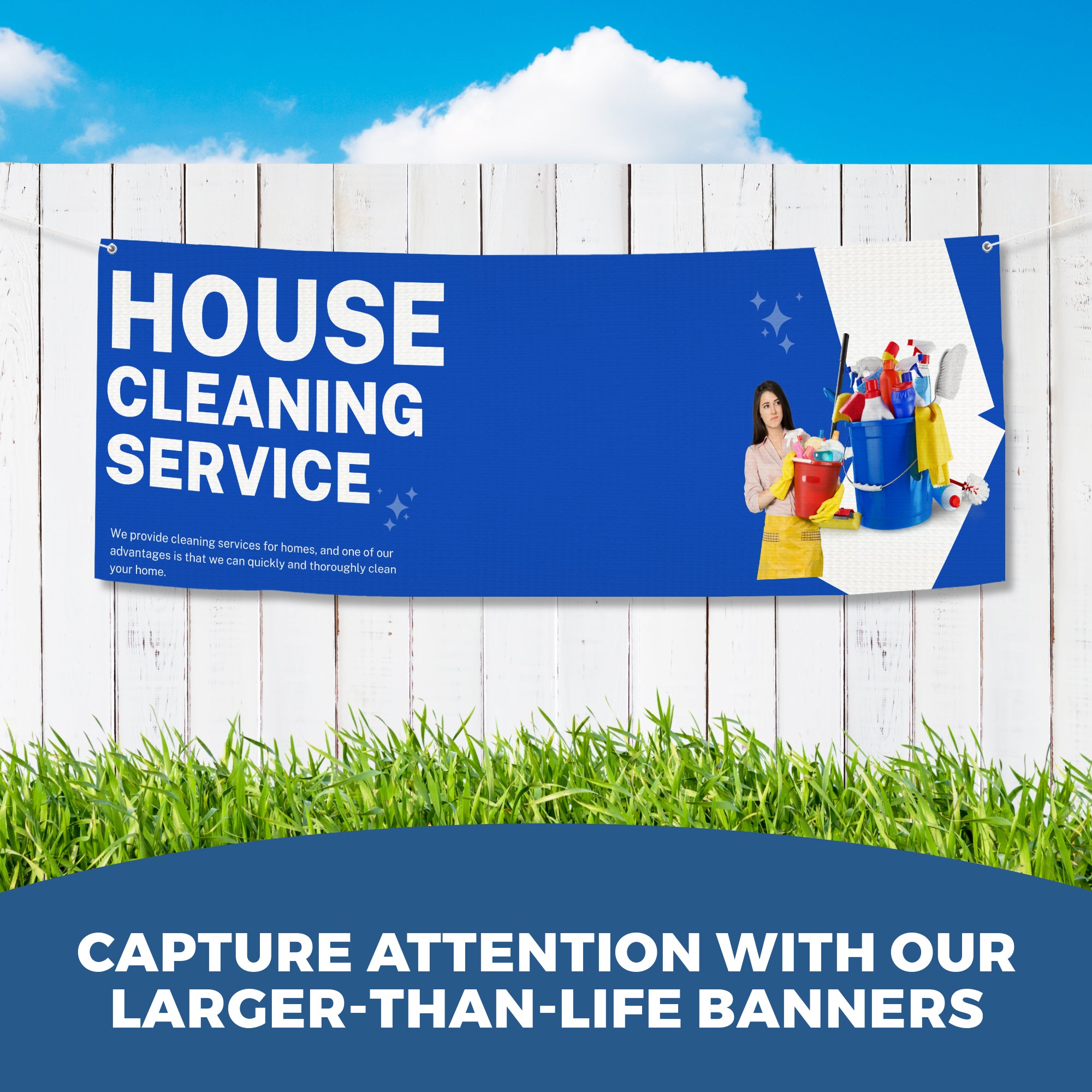 House Cleaning Service Large Banner