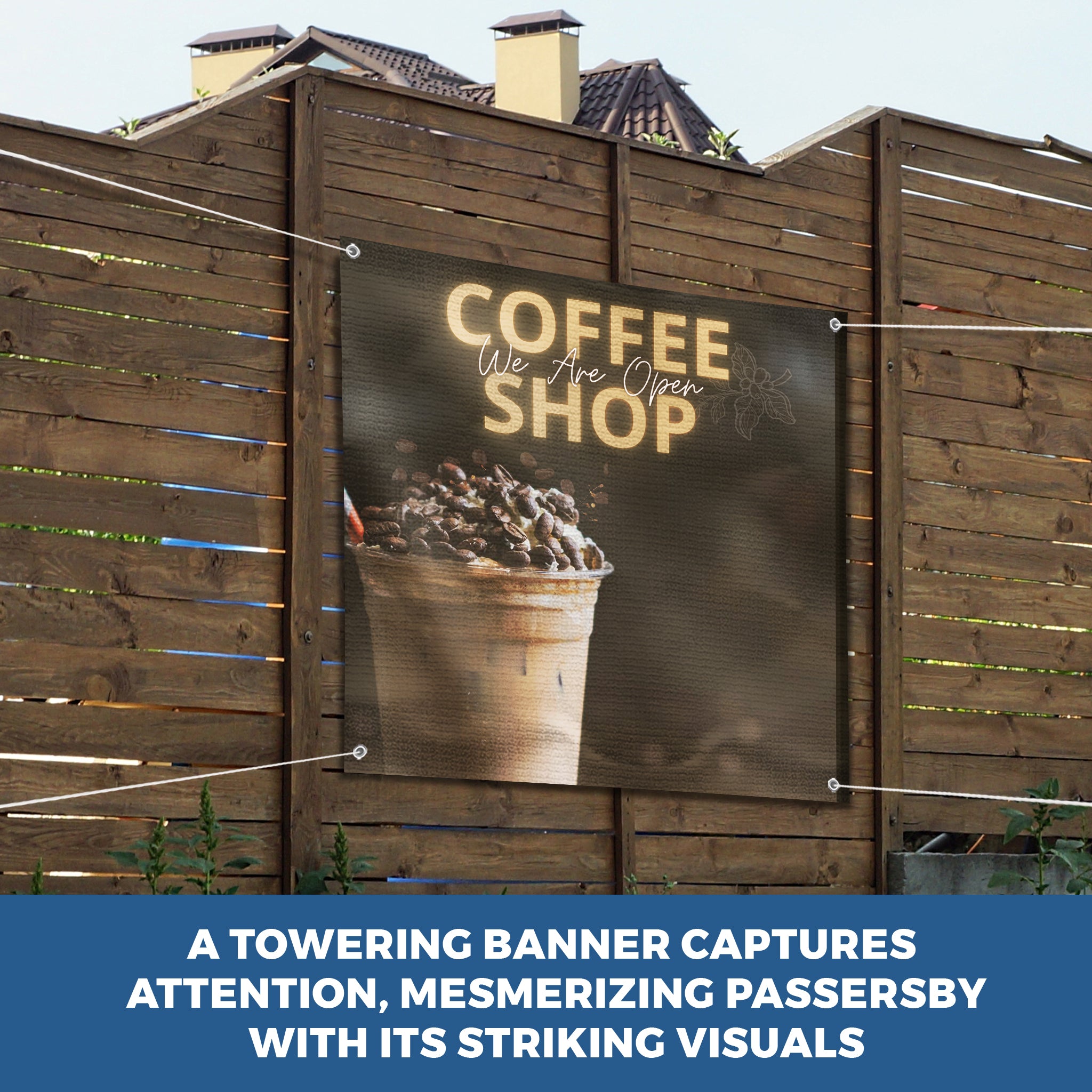 Coffee Shop Large Banner