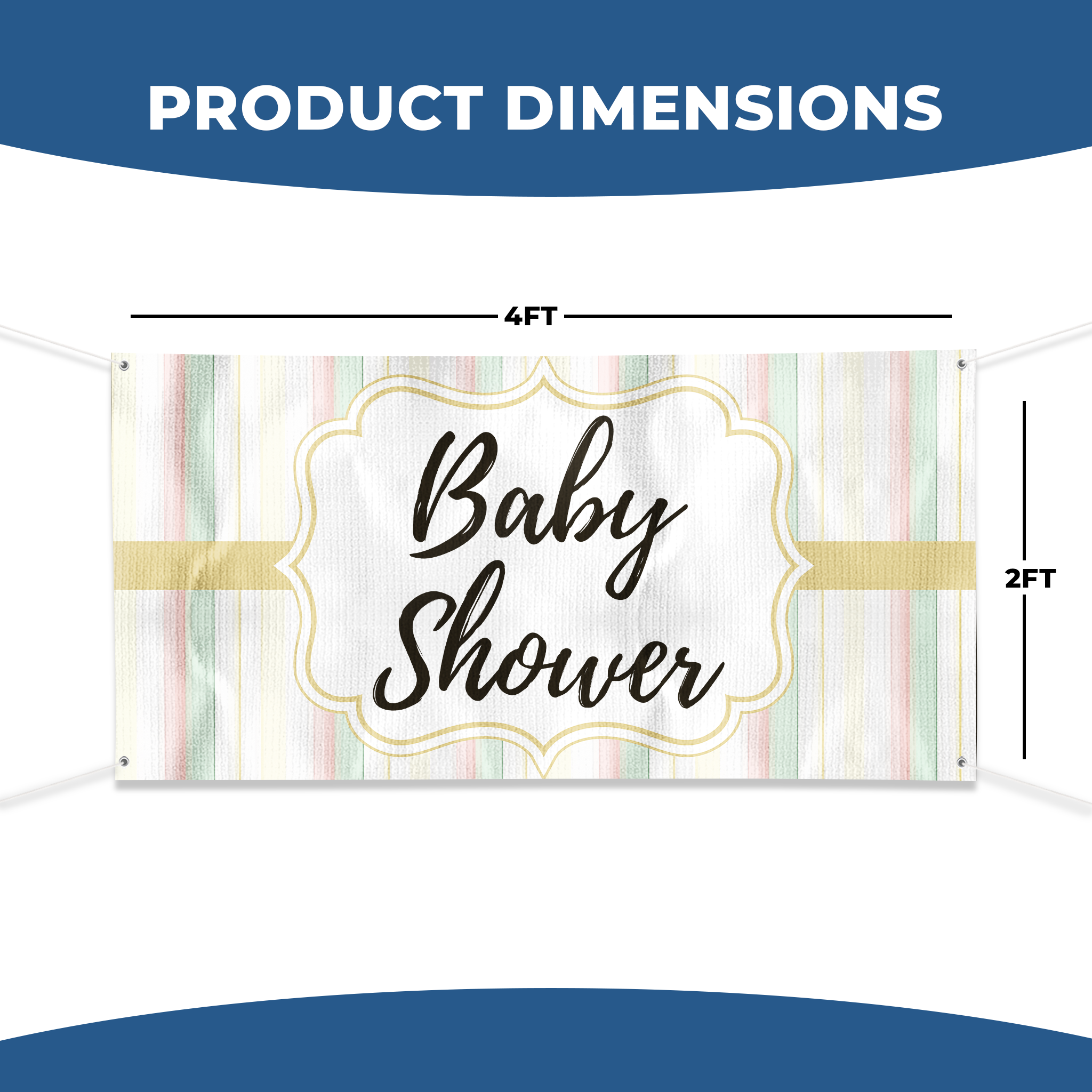Baby Shower Large Banner