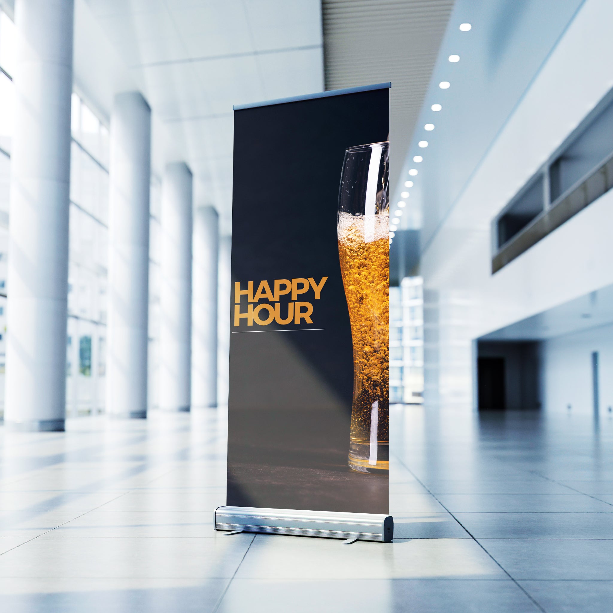 Happy Hours 2 Retractable Banner