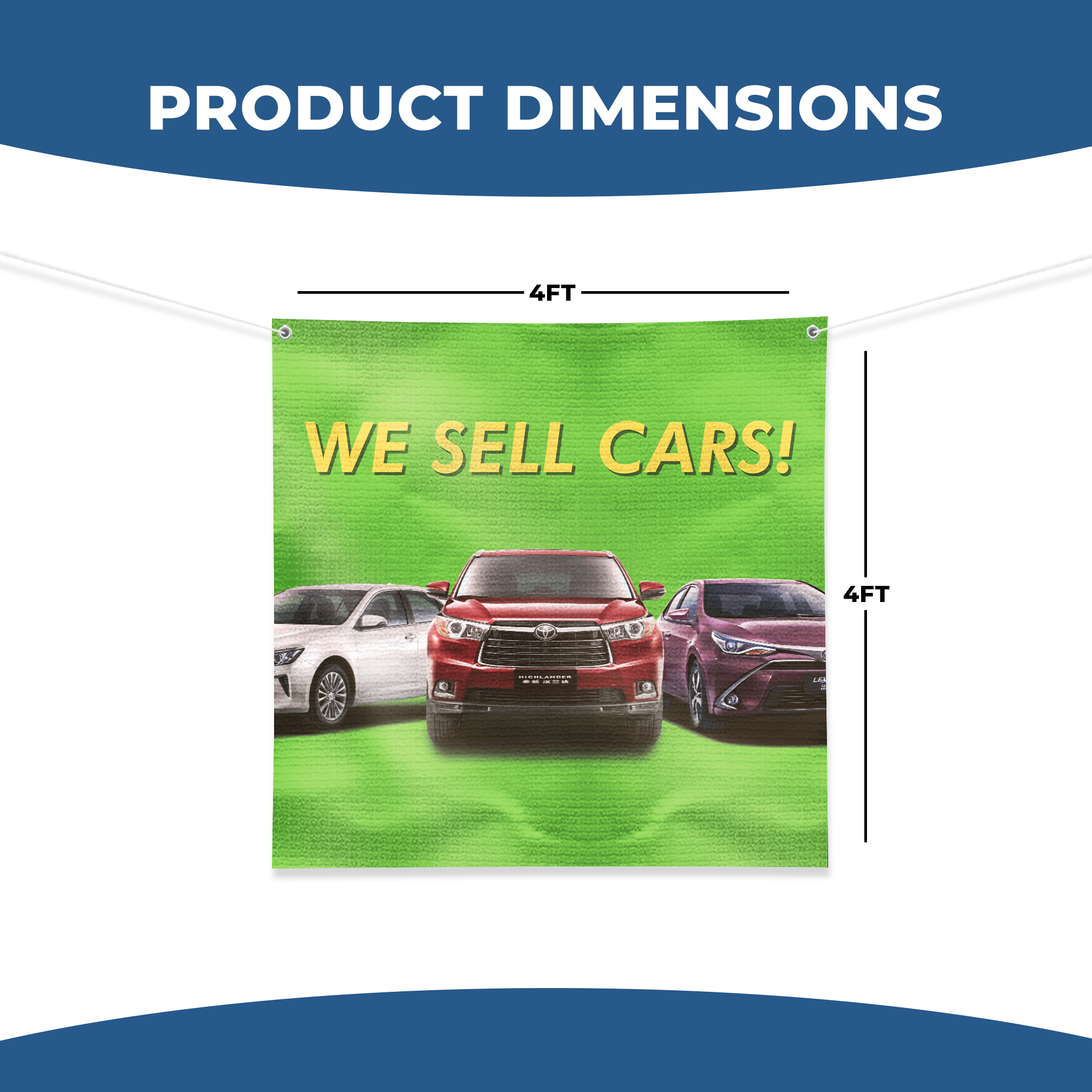 We Sell Cars Large Banner