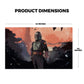 Boba Fett - End of new beginning inspired Gaming Rug - 62x40 inches