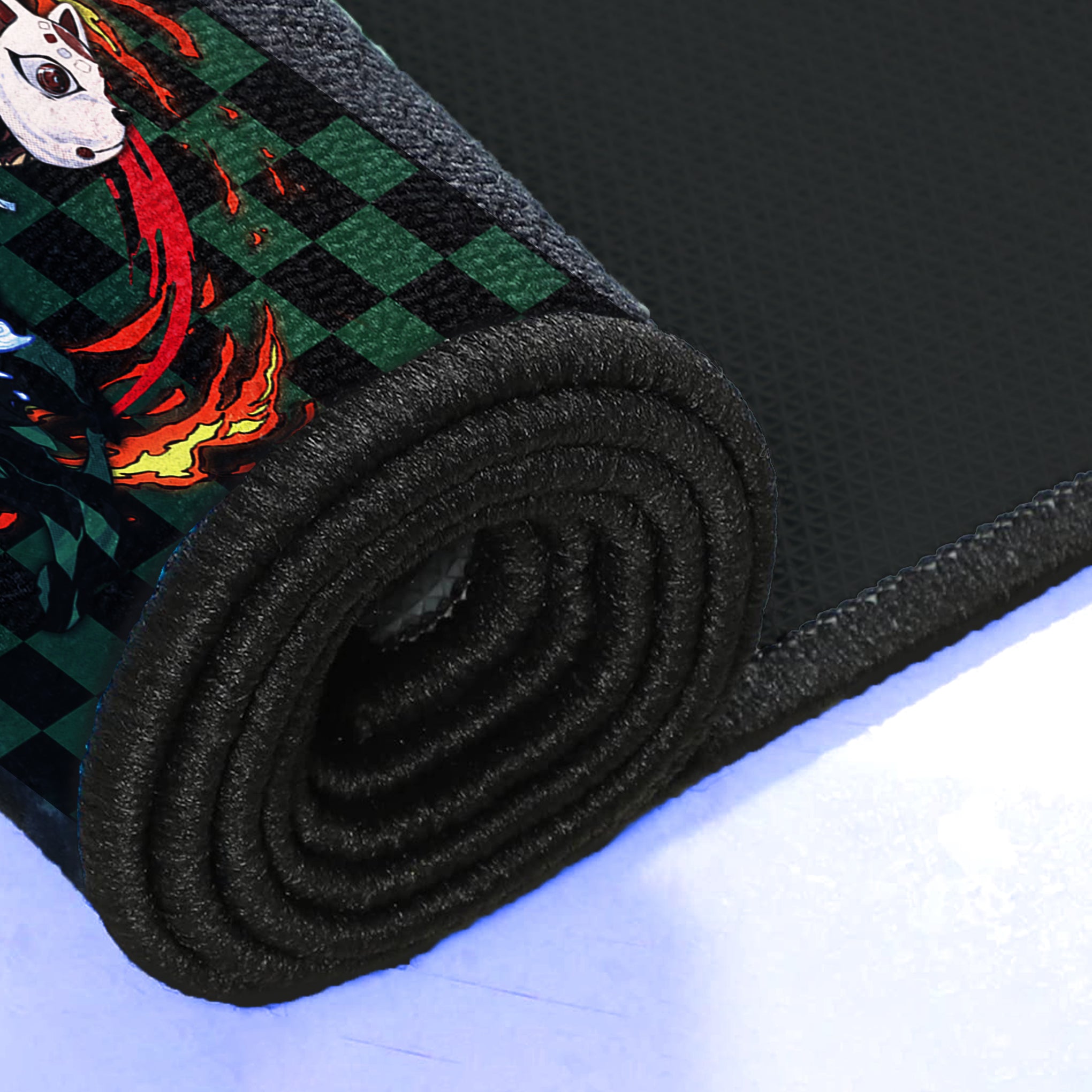 Kimetsu no Yaiba_ Demon Slayer inspired Gaming Rug - 62x40 inches