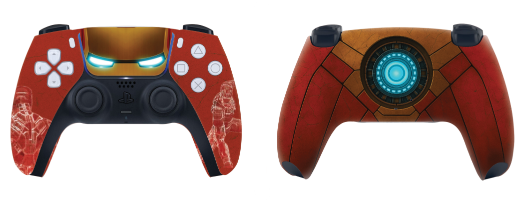 Iron Man Mask Design PS5 Controller
