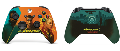 Cyberpunk 2077 Inspired Xbox Series X/S Controller Front and Back Print