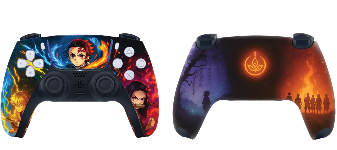 Demon Slayer Custom Design PS5 Controller