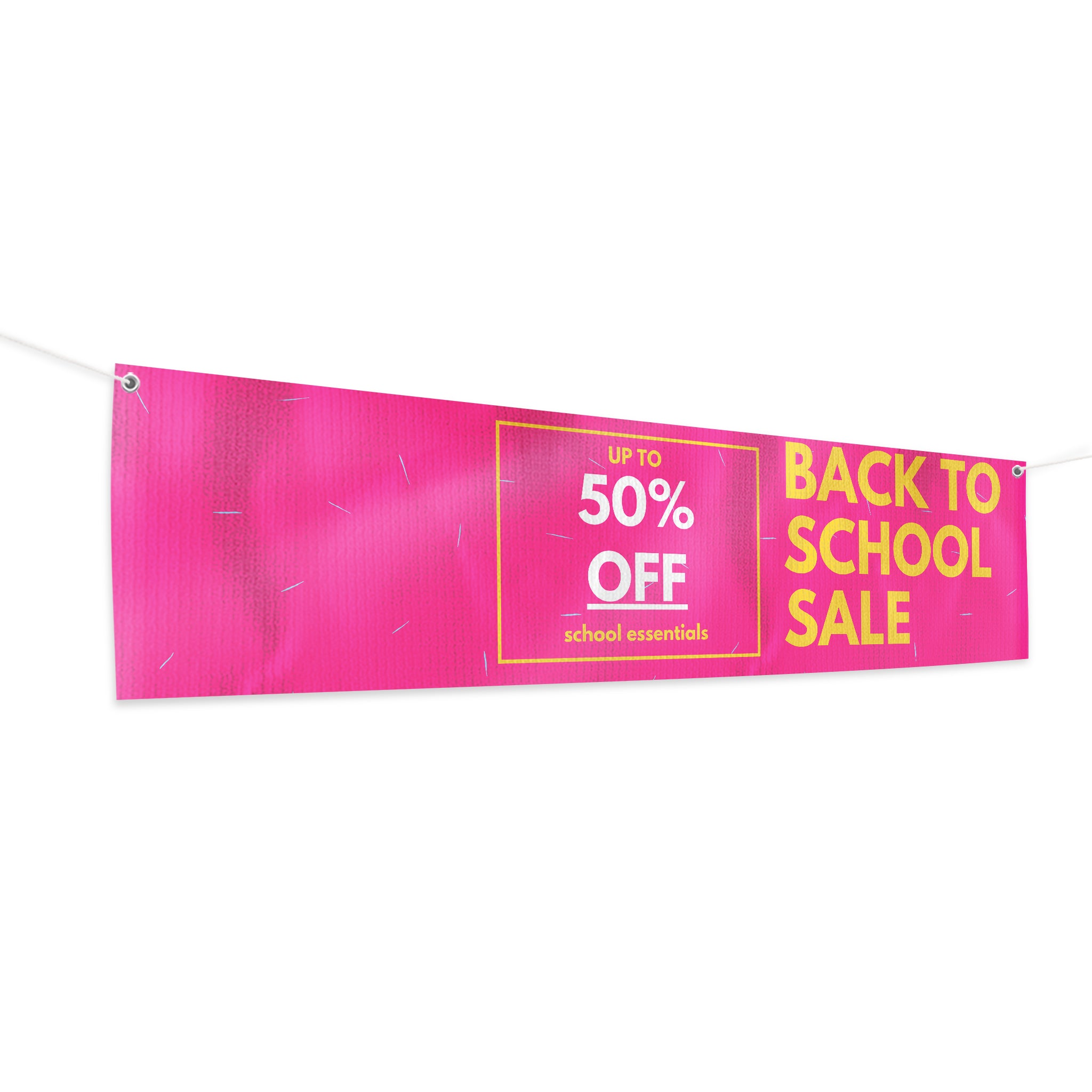 Back to School Sale Large Banner