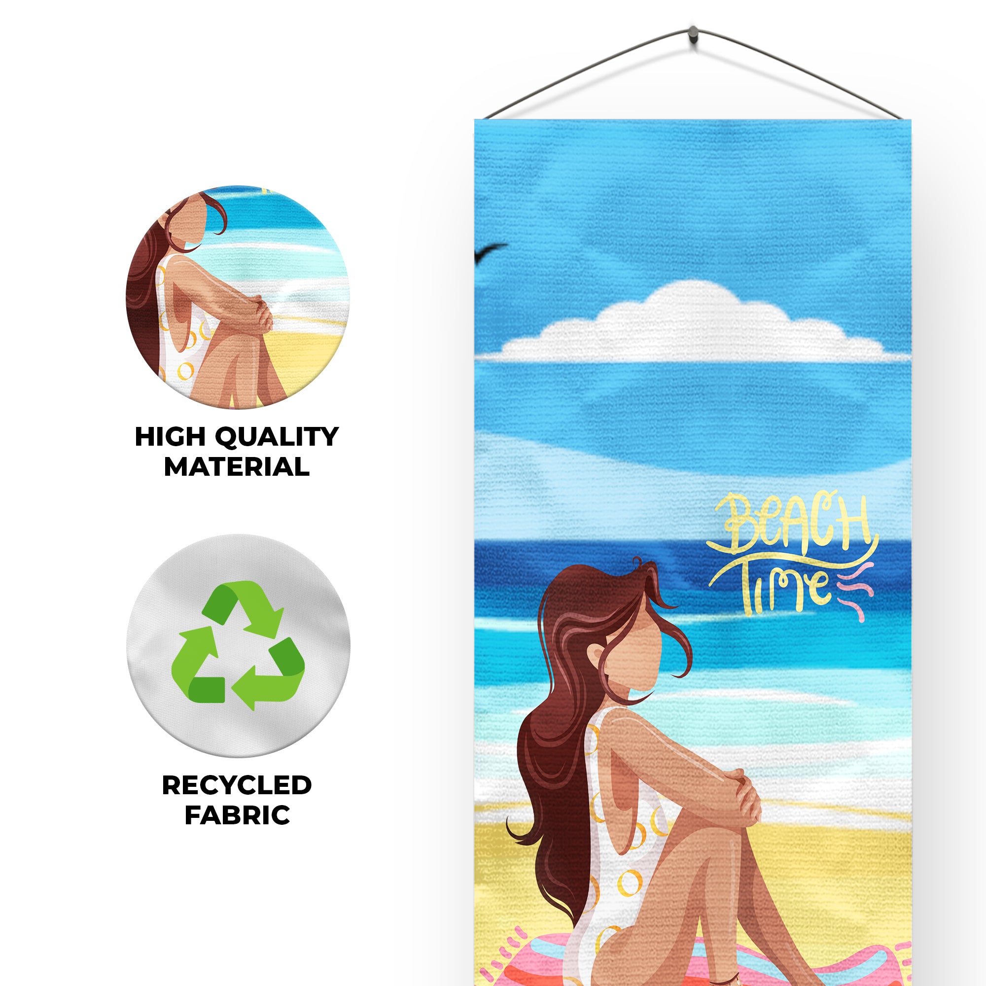 Beach Hanging Wall Banner