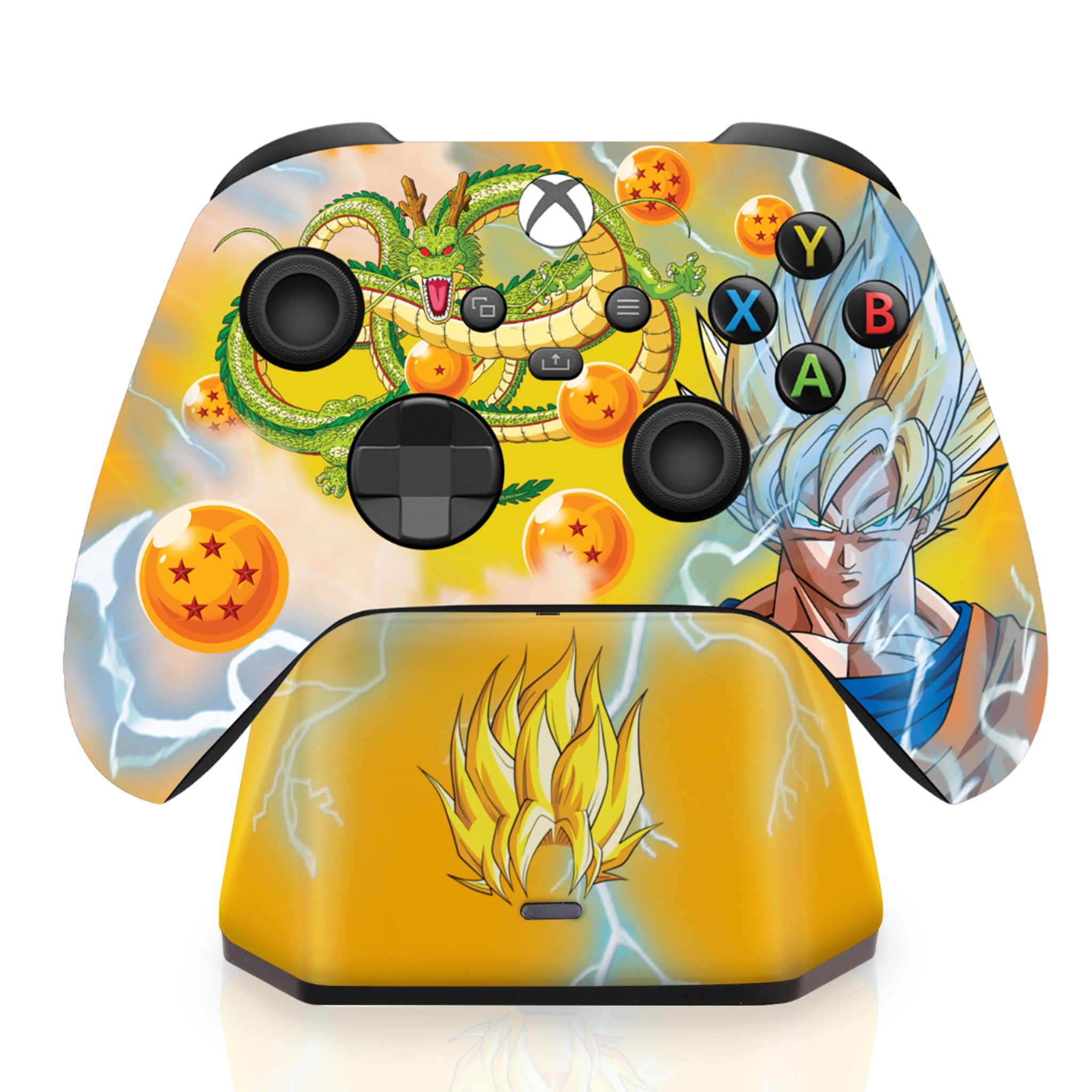 DBZ Goku & Shenron Xbox Series X Controller with Charging Station