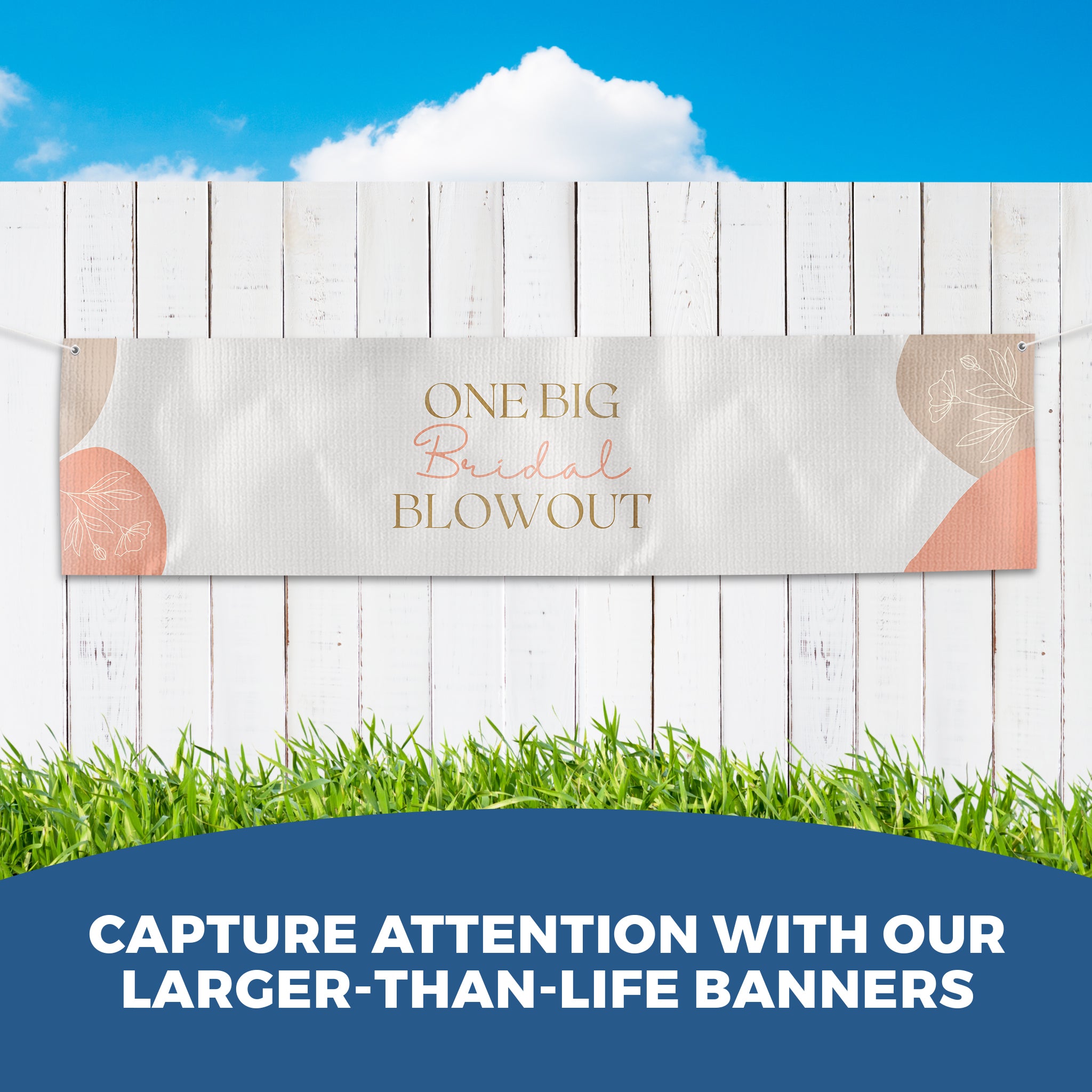 One Big Bridal Blowout Large Banner