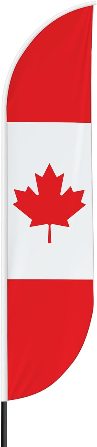 Canada Feather Flag / Swooper Flag