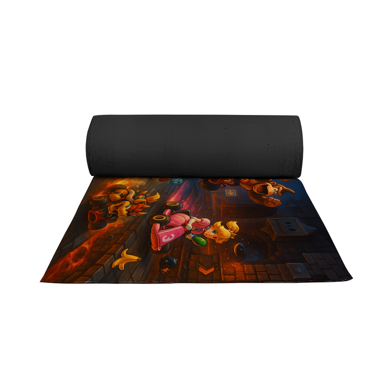 Mario Kart Inspired Decor Rug- 62x40 inches