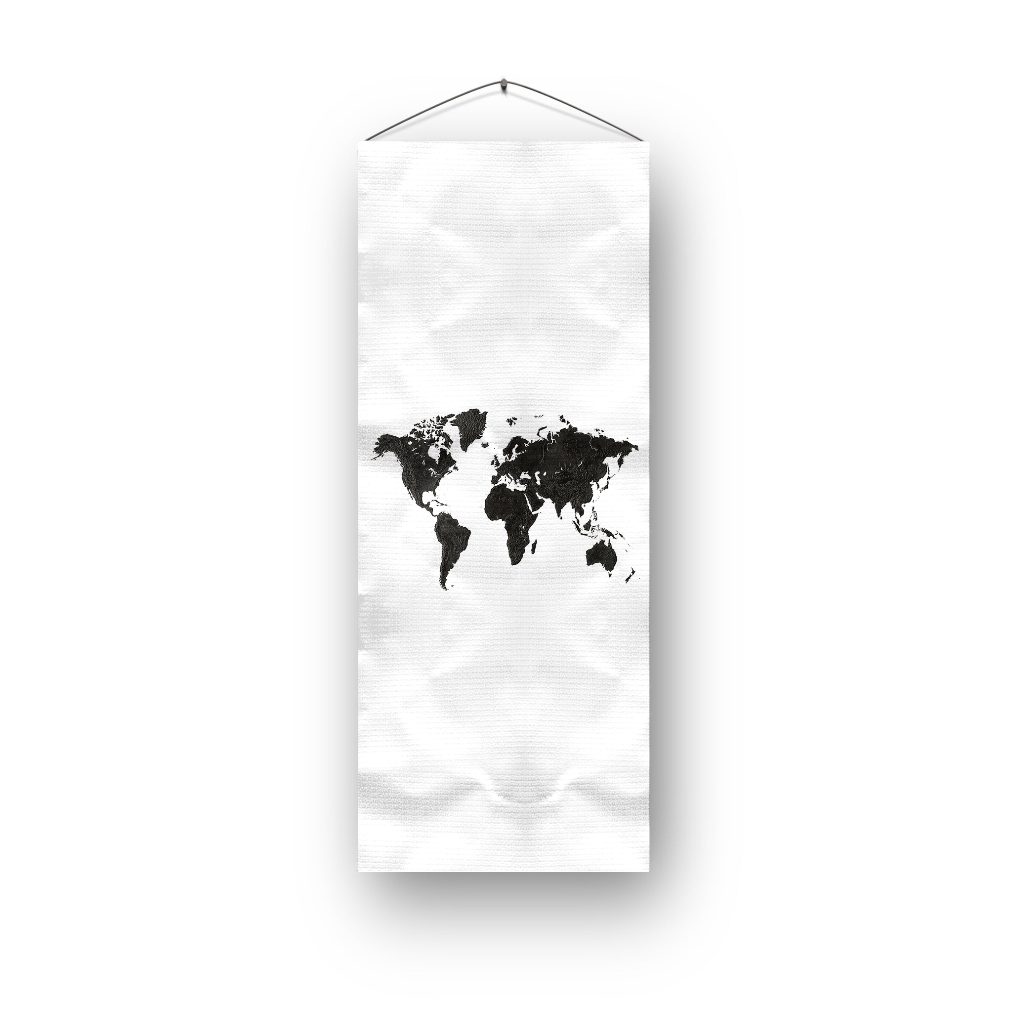 World Map Hanging Wall Banner