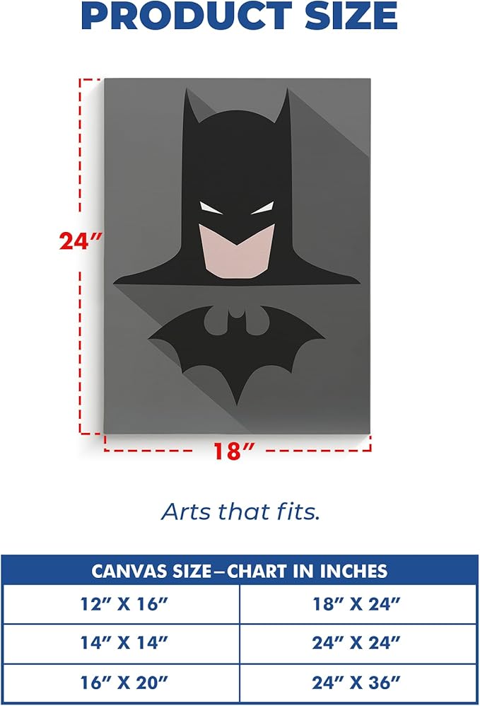 Batman Wall Canvas Set of 1