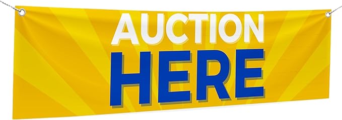 Auction Here Large Banner