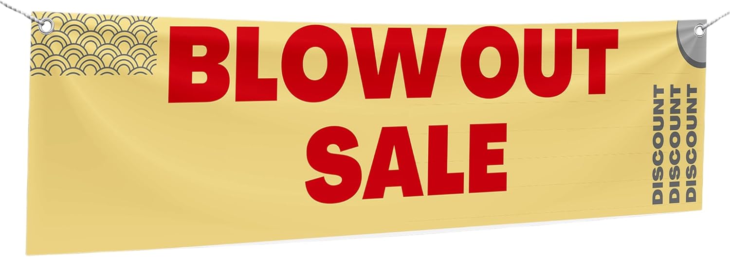 Blow Out Sale Large Banner