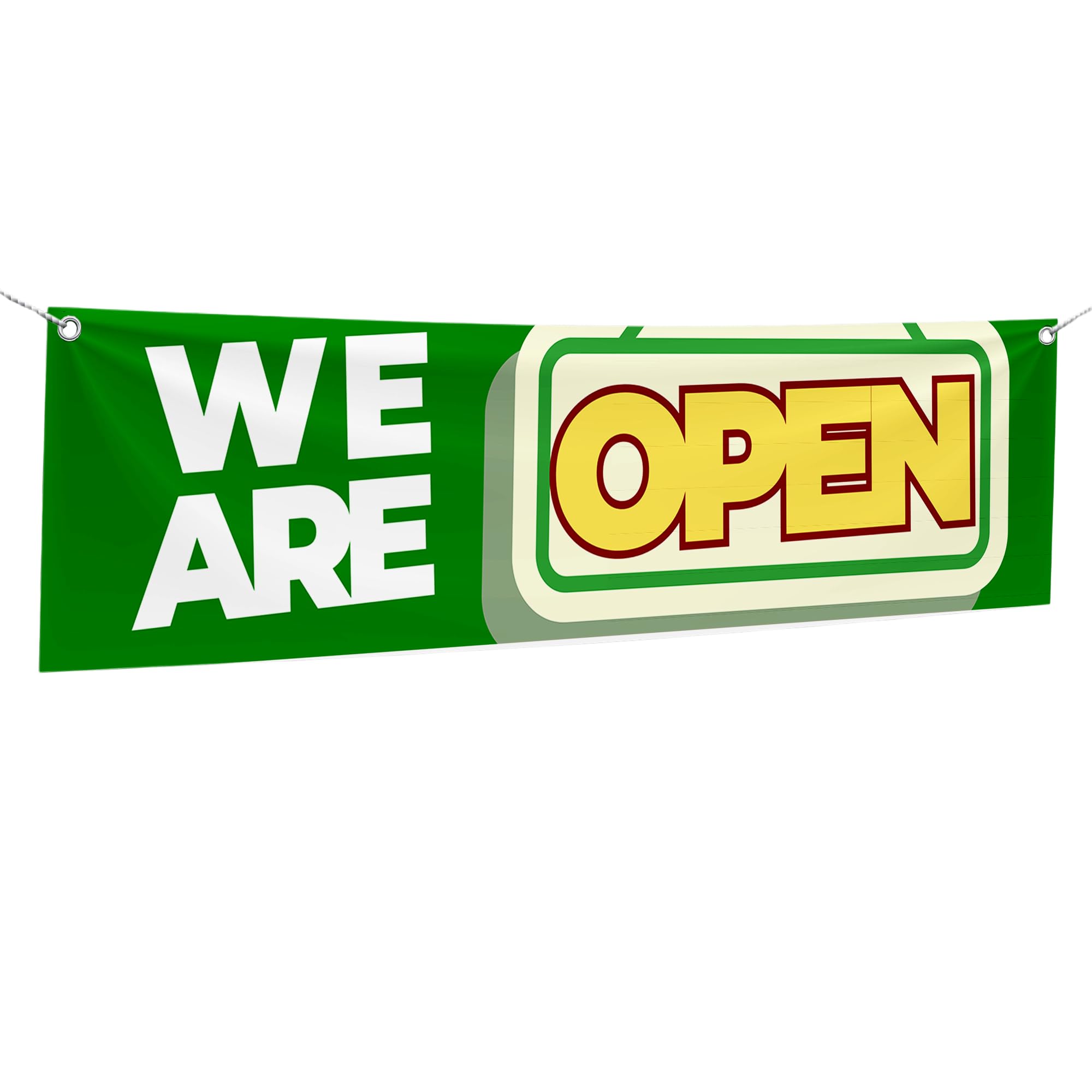 We Are Open Large Banner