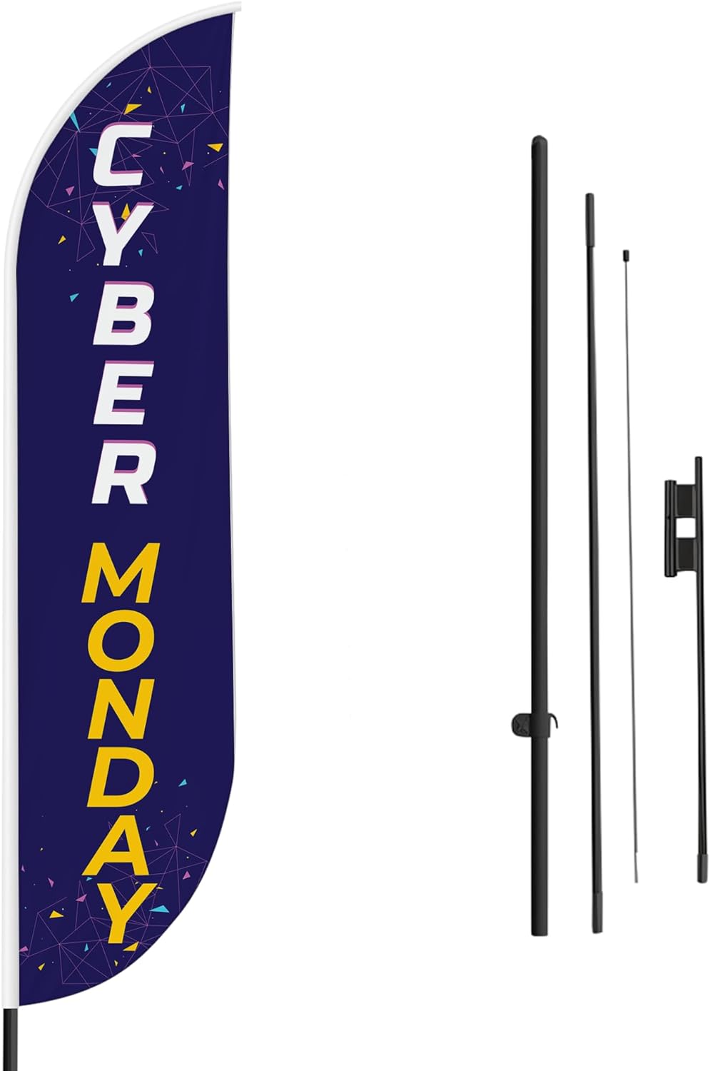 Cyberr Monday Feather Flag / Swooper Flag