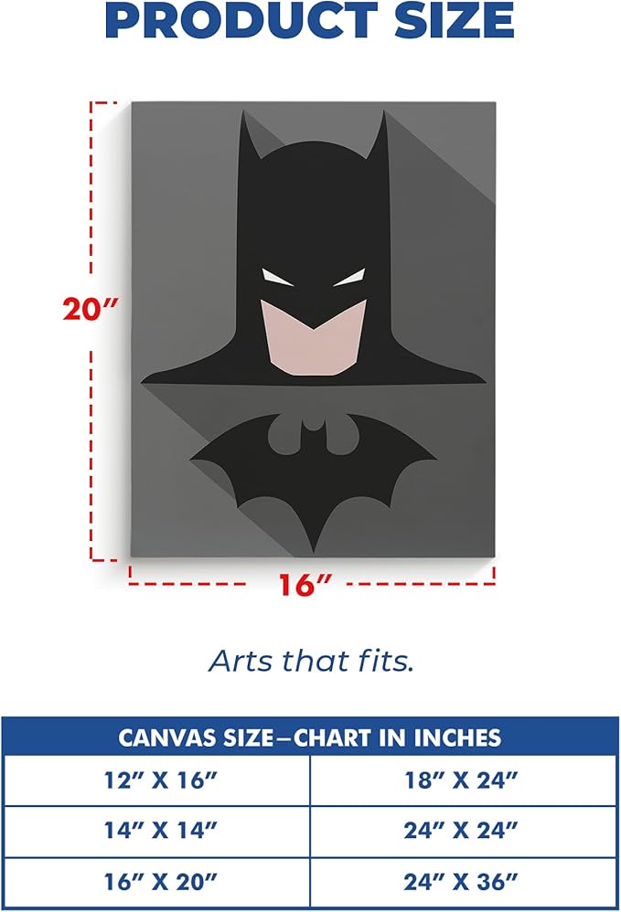 Batman Wall Canvas Set of 1