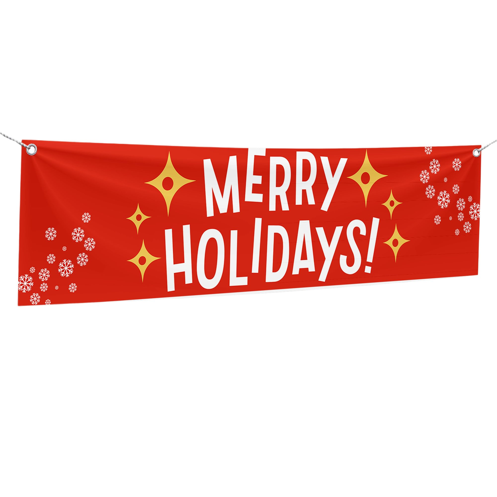 Merry Holidays Large Banner