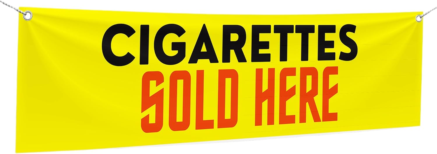 Cigarettes Large Banner