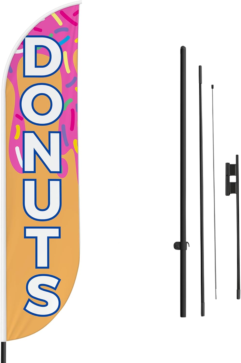 Donuts Feather Flag / Swooper Flag