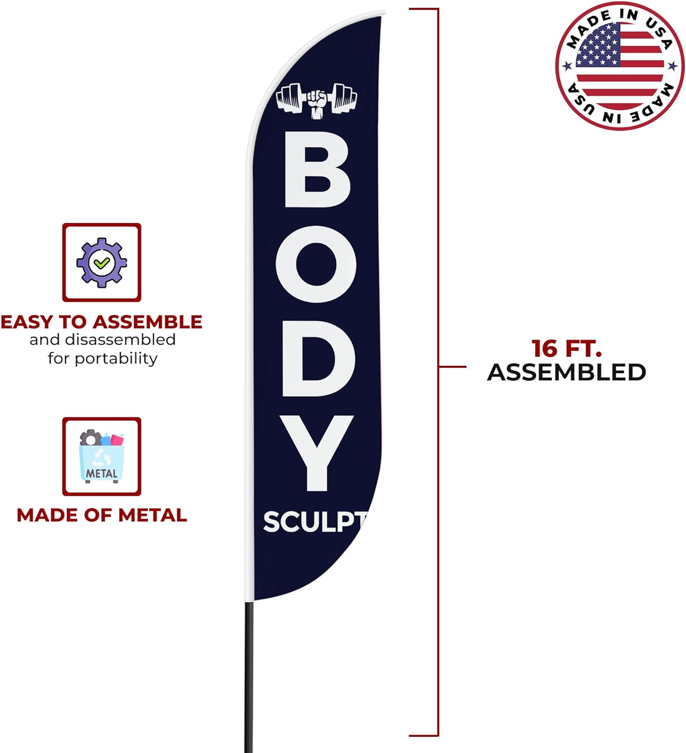 Body Sculpt Feather Flag / Swooper Flag