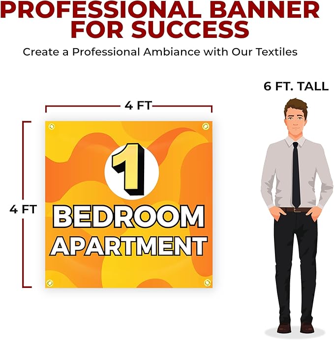 1 Bedroom Apartment Large Banner