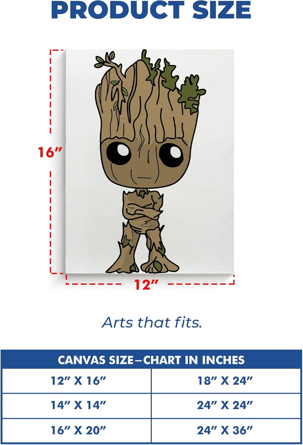 Groot Wall Canvas 1 Piece