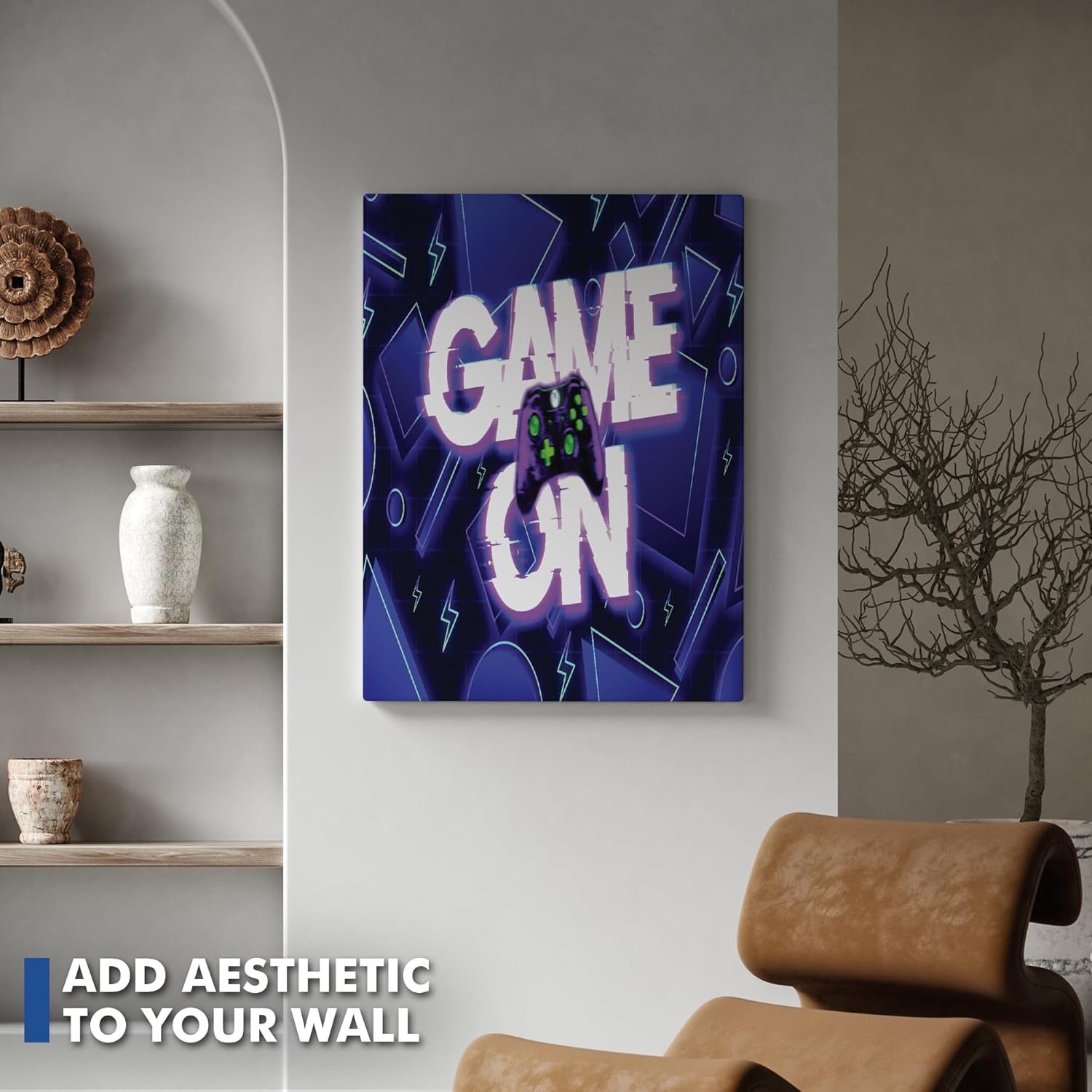 Game On Wall Canvas Set of 1