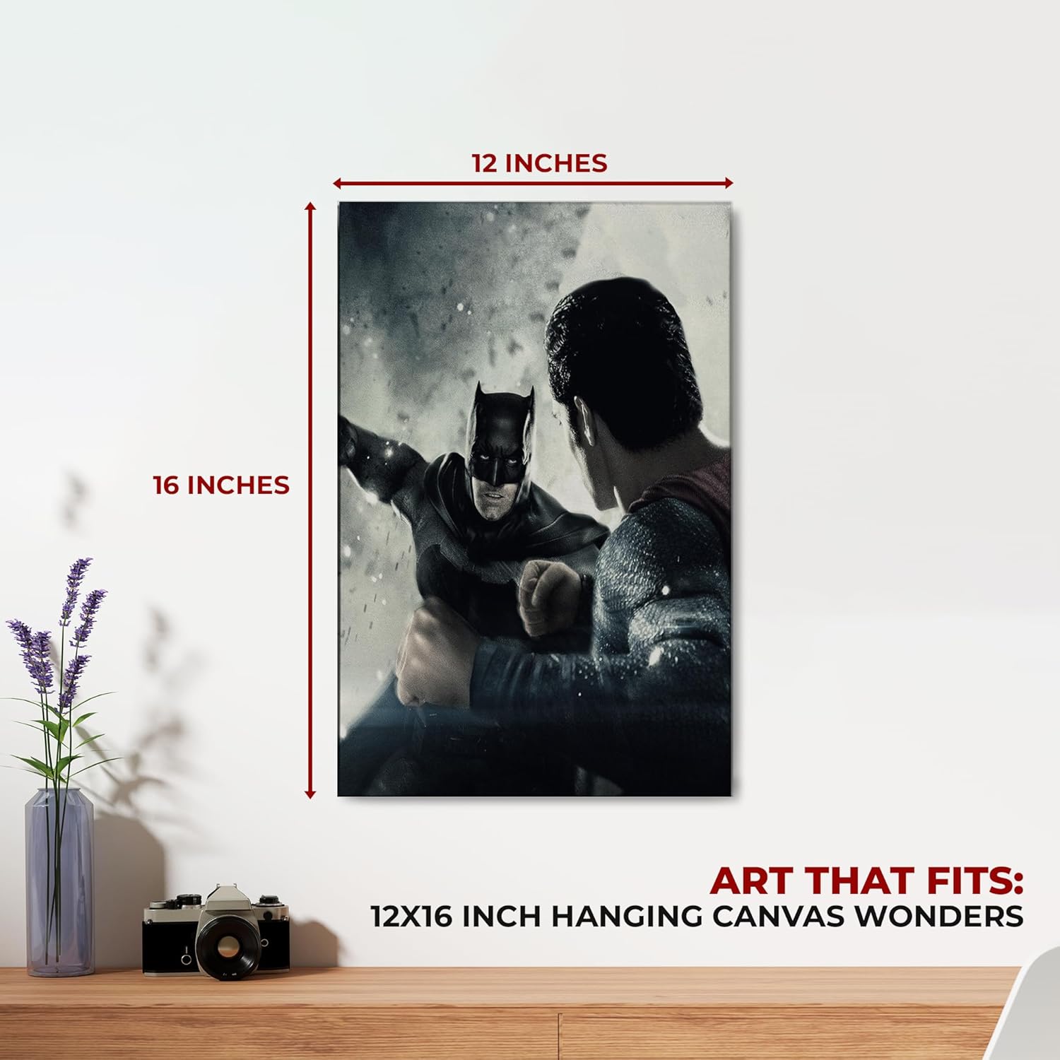 Batman vs Superman Wall Canvas