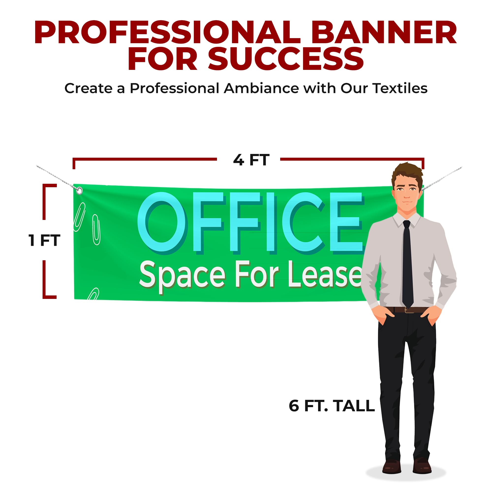 Office Space For Lease Large Banner