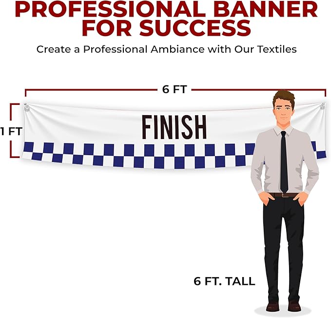 Finish Line Large Banner